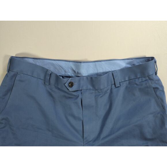 Brooks Brothers Mens Chino Pants 36x30 Blue Lightweight Advantage Milano Fit - Picture 4 of 13
